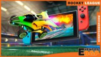 Banner Rocket League carreras y fútbol con coches.