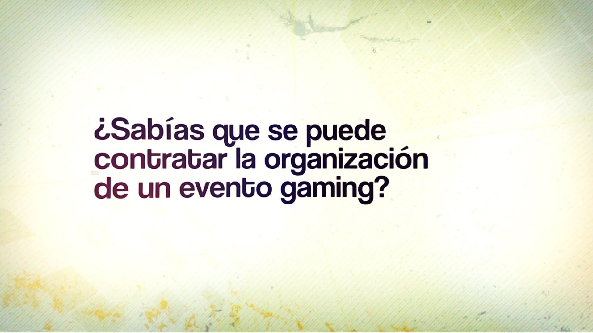 ¿Sabías que se puede contratar la organización de un evento gaming?