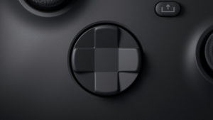 Botón Share junto al nuevo Pad direccional de la nueva consola Xbox Series X